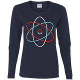 T-Shirts Navy / S Science Women's Long Sleeve T-Shirt