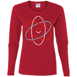 T-Shirts Red / S Science Women's Long Sleeve T-Shirt