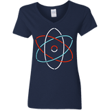 T-Shirts Navy / S Science Women's V-Neck T-Shirt