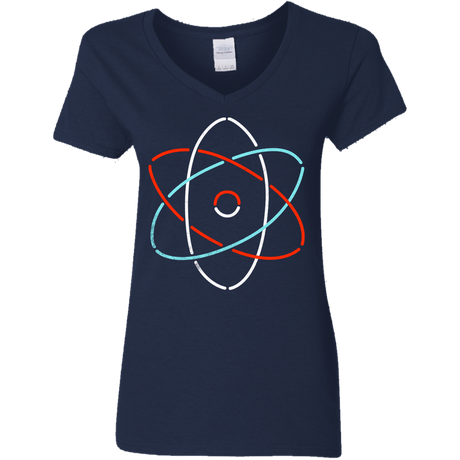 T-Shirts Navy / S Science Women's V-Neck T-Shirt