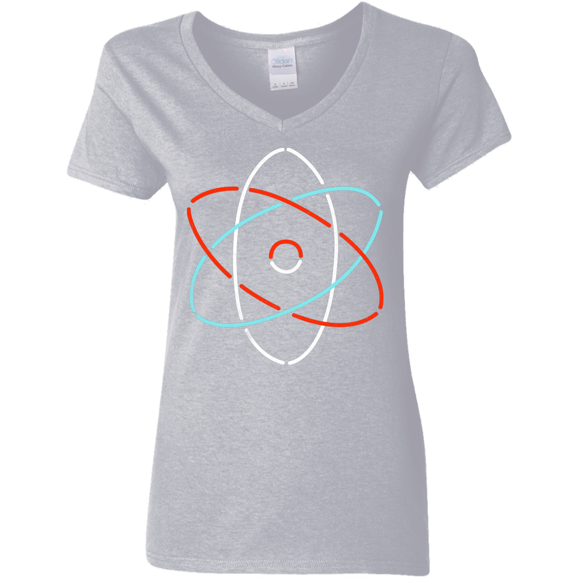 T-Shirts Sport Grey / S Science Women's V-Neck T-Shirt