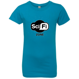 T-Shirts Turquoise / YXS Scifi zone Girls Premium T-Shirt
