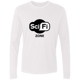 T-Shirts White / Small Scifi zone Men's Premium Long Sleeve