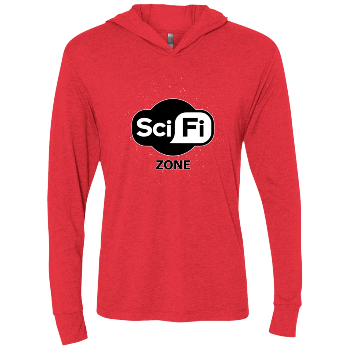 T-Shirts Vintage Red / X-Small Scifi zone Triblend Long Sleeve Hoodie Tee