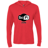 T-Shirts Vintage Red / X-Small Scifi zone Triblend Long Sleeve Hoodie Tee
