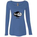 T-Shirts Vintage Royal / Small Scifi zone Women's Triblend Long Sleeve Shirt