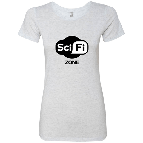 T-Shirts Heather White / Small Scifi zone Women's Triblend T-Shirt
