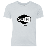 T-Shirts Heather White / YXS Scifi zone Youth Triblend T-Shirt