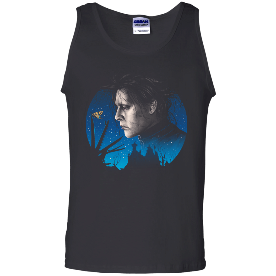 T-Shirts Black / S Scissored Gentleman Men's Tank Top