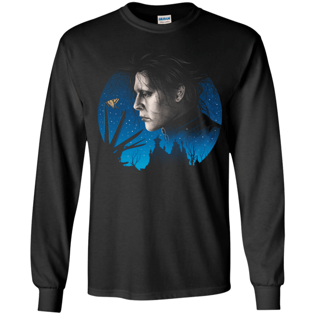T-Shirts Black / YS Scissored Gentleman Youth Long Sleeve T-Shirt