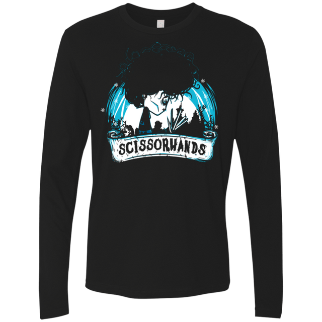 T-Shirts Black / Small Scissorhands Men's Premium Long Sleeve