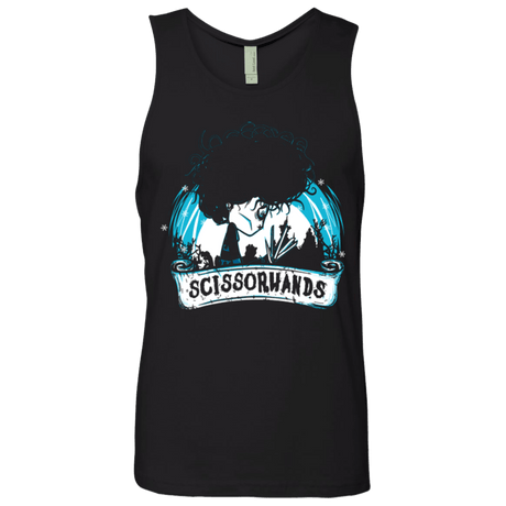 T-Shirts Black / Small Scissorhands Men's Premium Tank Top