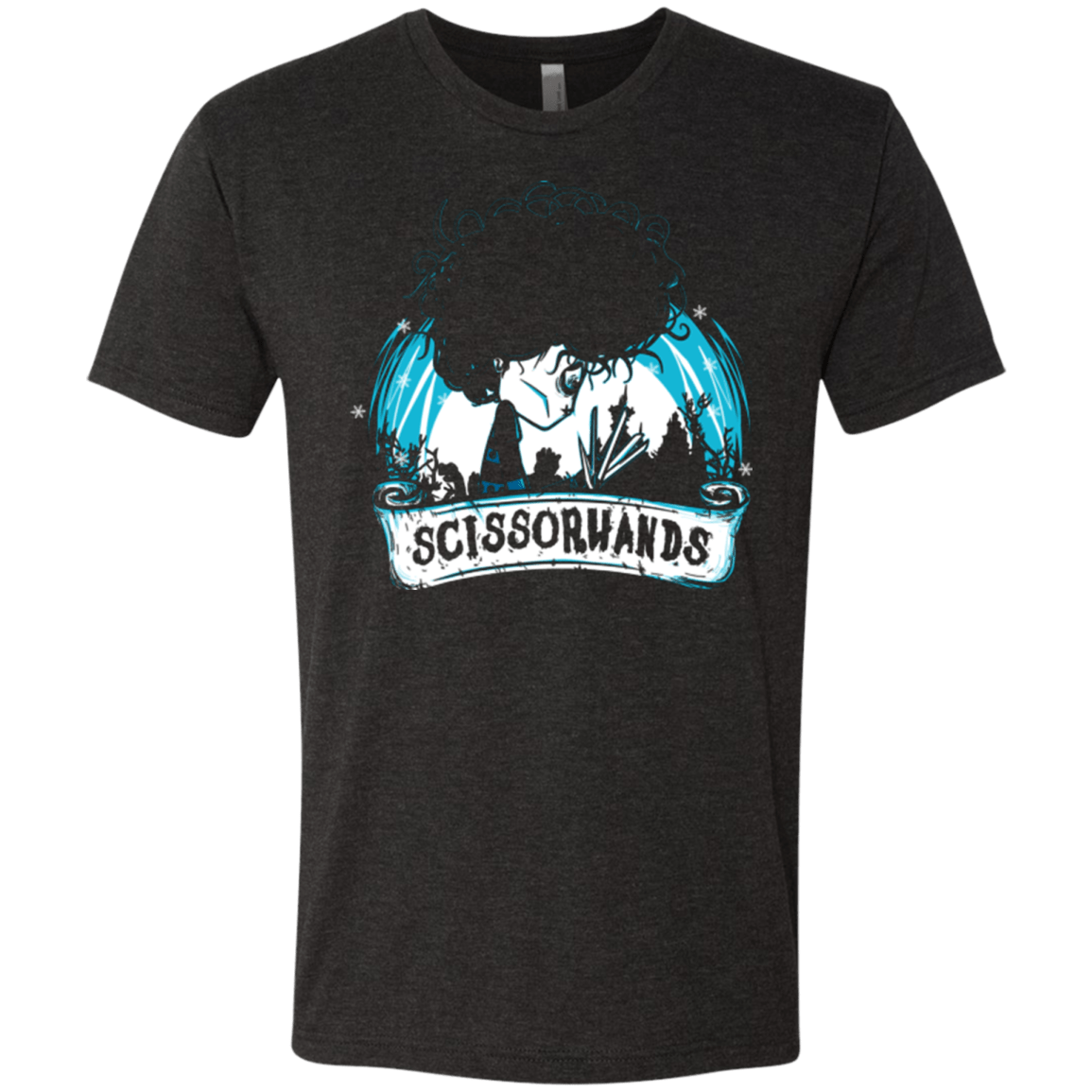 T-Shirts Vintage Black / Small Scissorhands Men's Triblend T-Shirt