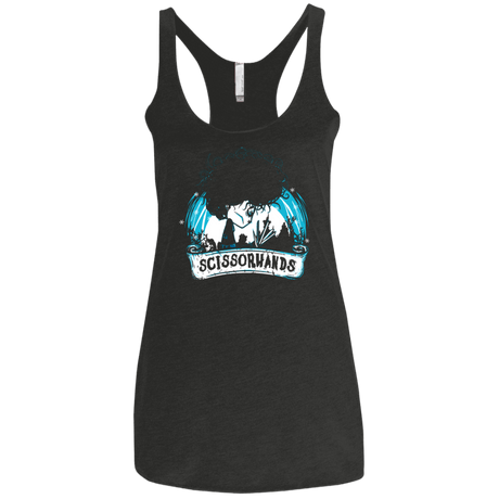 T-Shirts Vintage Black / X-Small Scissorhands Women's Triblend Racerback Tank