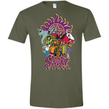 T-Shirts Military Green / S Scooby Natural Men's Semi-Fitted Softstyle