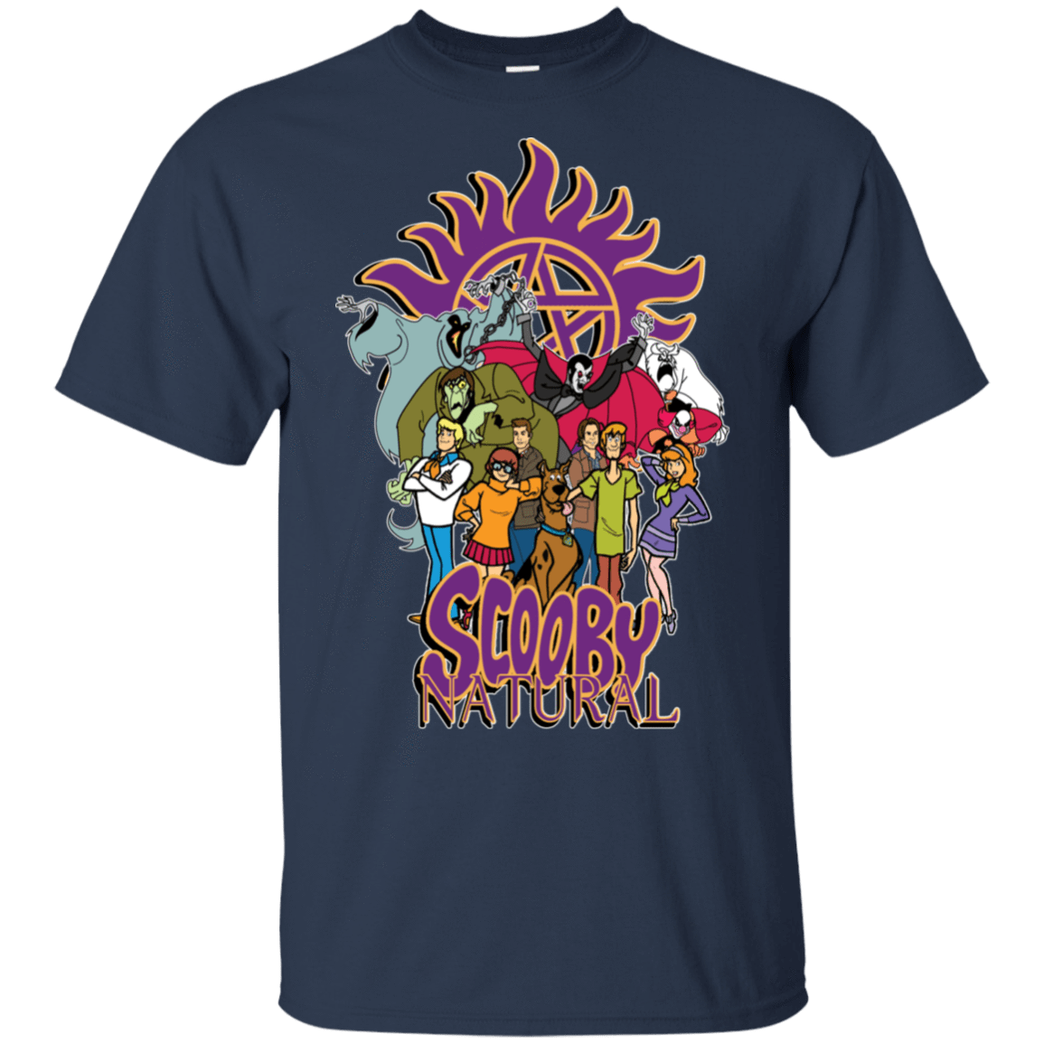 T-Shirts Navy / S Scooby Natural T-Shirt