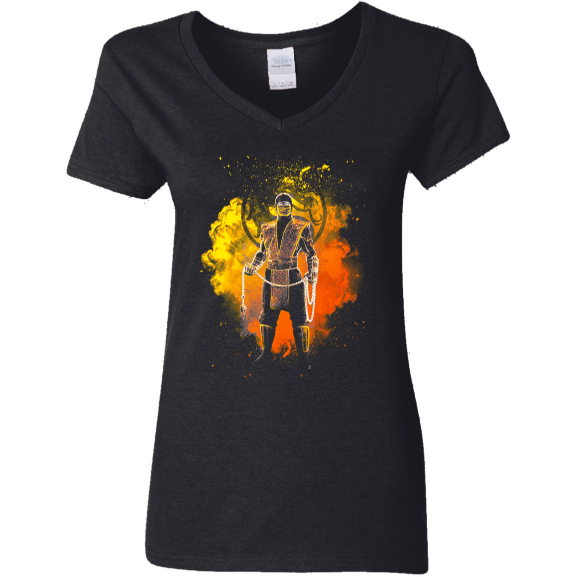 T-Shirts Black / S Scorpion Soul Women's V-Neck T-Shirt