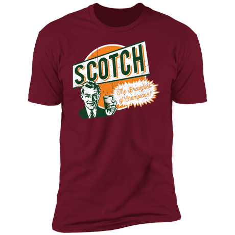 T-Shirts Cardinal / S Scotch Retro Worn Men's Premium T-Shirt