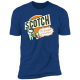 T-Shirts Royal / S Scotch Retro Worn Men's Premium T-Shirt