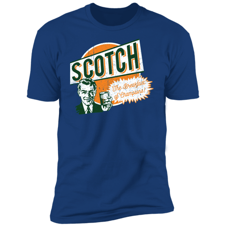 T-Shirts Royal / S Scotch Retro Worn Men's Premium T-Shirt