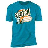 T-Shirts Turquoise / S Scotch Retro Worn Men's Premium T-Shirt