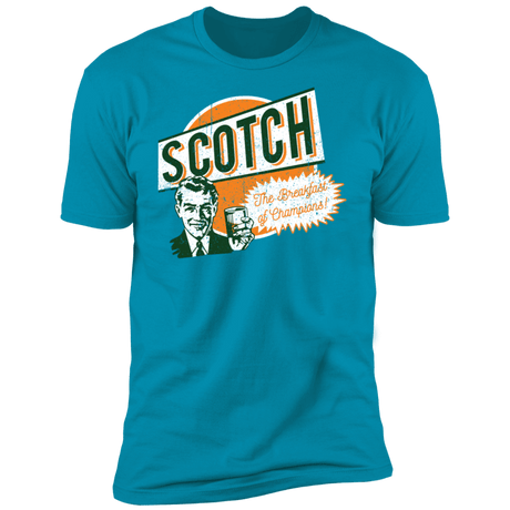 T-Shirts Turquoise / S Scotch Retro Worn Men's Premium T-Shirt
