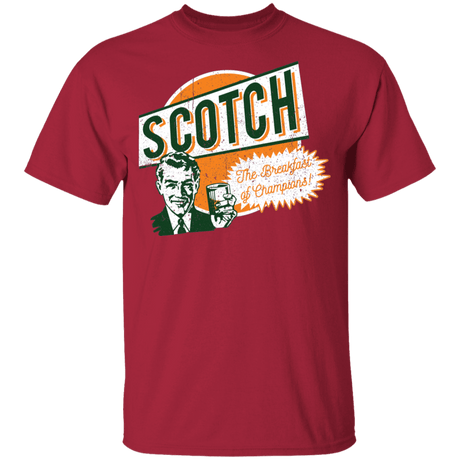 T-Shirts Cardinal / YXS Scotch Retro Worn Youth T-Shirt