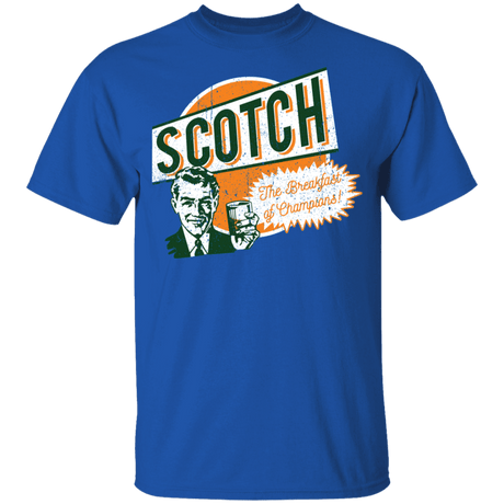 T-Shirts Royal / YXS Scotch Retro Worn Youth T-Shirt