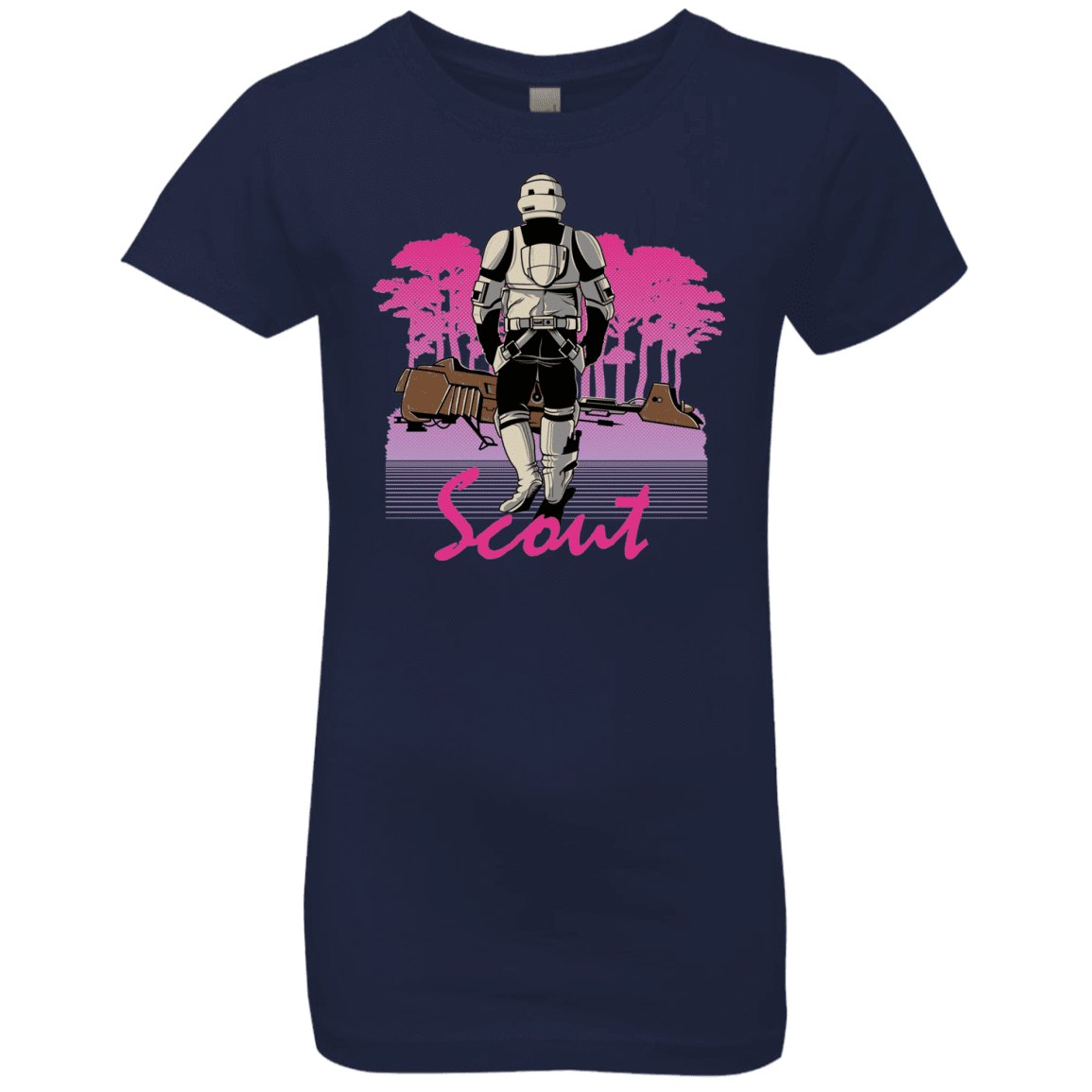 T-Shirts Midnight Navy / YXS SCOUT DRIVE Girls Premium T-Shirt