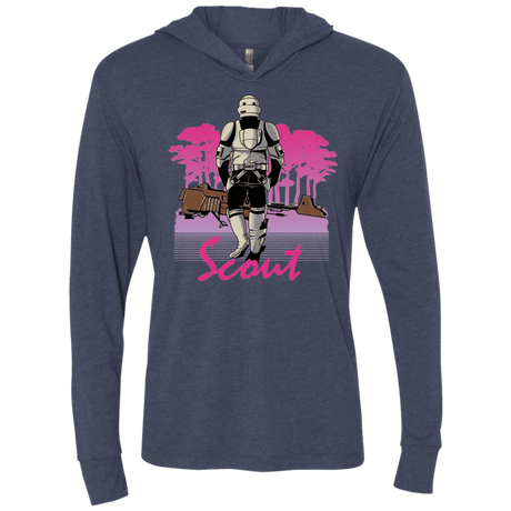 T-Shirts Vintage Navy / X-Small SCOUT DRIVE Triblend Long Sleeve Hoodie Tee