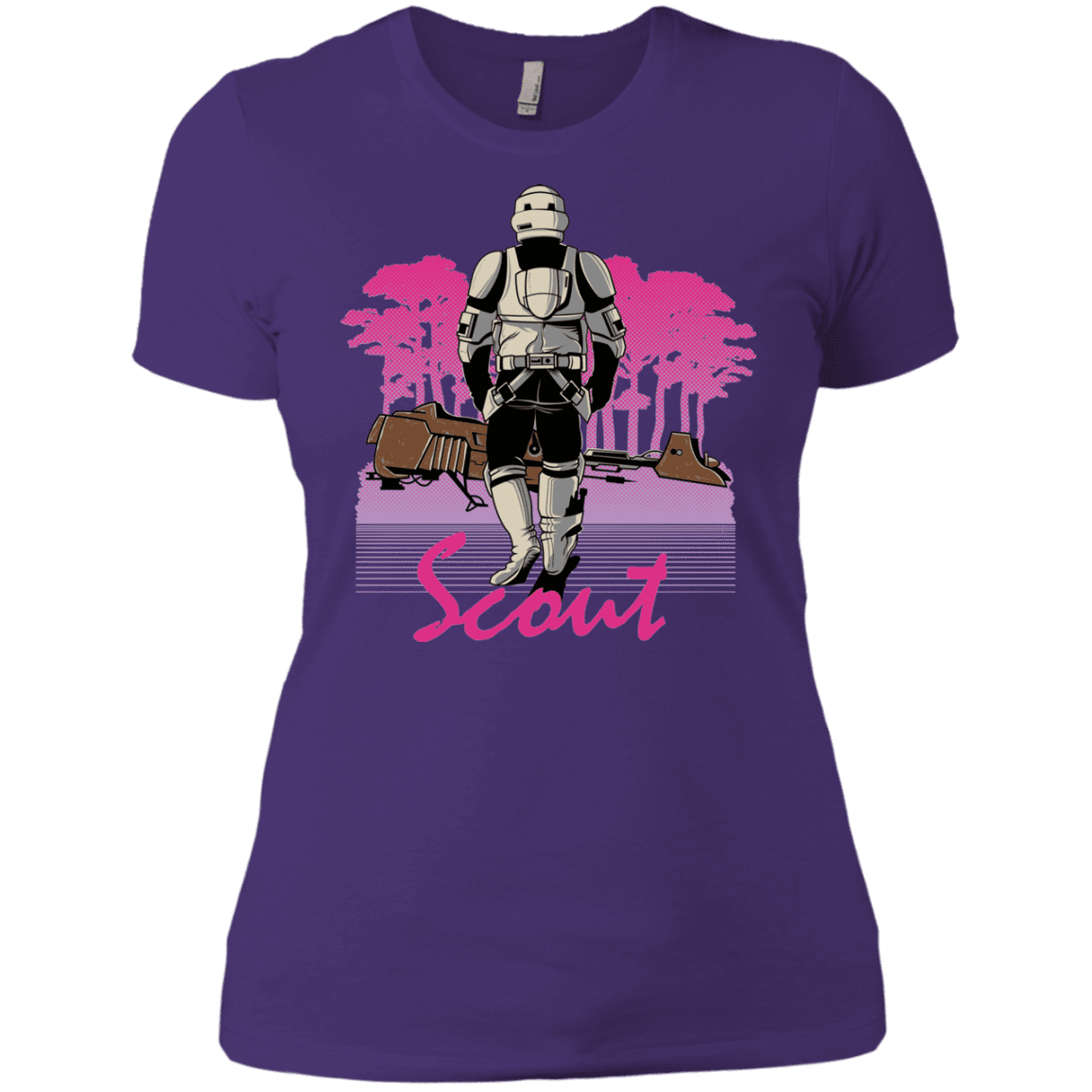 T-Shirts Purple Rush/ / X-Small SCOUT DRIVE Women's Premium T-Shirt
