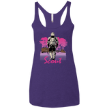 T-Shirts Purple Rush / X-Small SCOUT DRIVE Women's Triblend Racerback Tank
