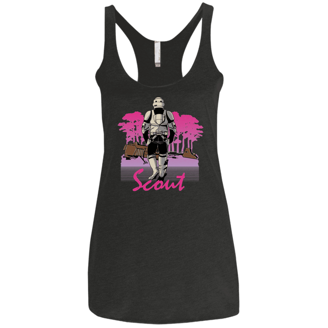 T-Shirts Vintage Black / X-Small SCOUT DRIVE Women's Triblend Racerback Tank