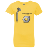 T-Shirts Vibrant Yellow / YXS Screw this Girls Premium T-Shirt