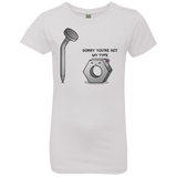 T-Shirts White / YXS Screw this Girls Premium T-Shirt