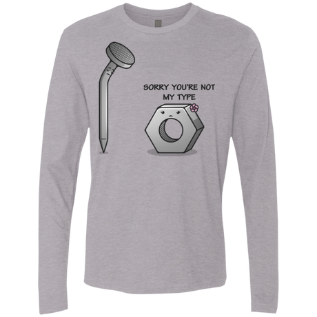 T-Shirts Heather Grey / Small Screw this Men's Premium Long Sleeve
