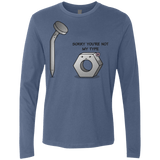 T-Shirts Indigo / Small Screw this Men's Premium Long Sleeve