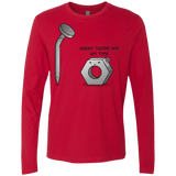 T-Shirts Red / Small Screw this Men's Premium Long Sleeve