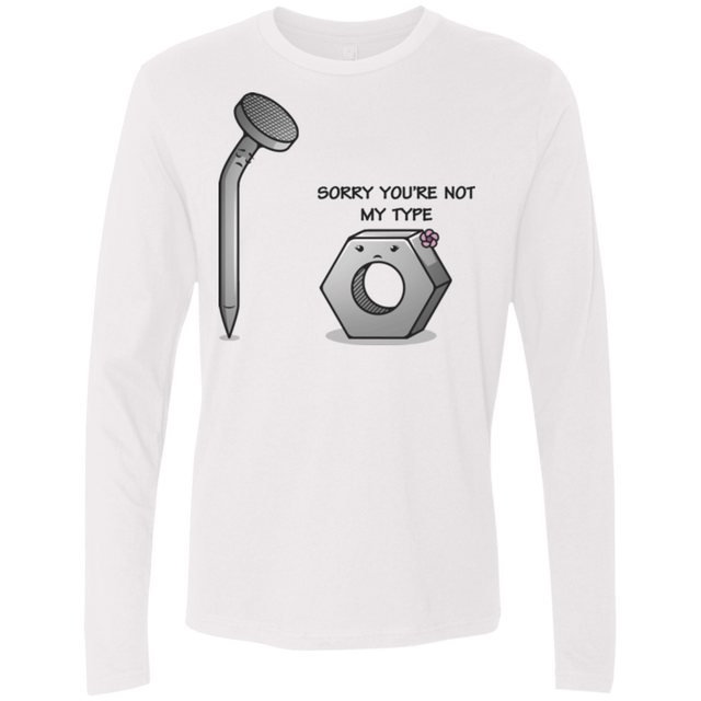 T-Shirts White / Small Screw this Men's Premium Long Sleeve