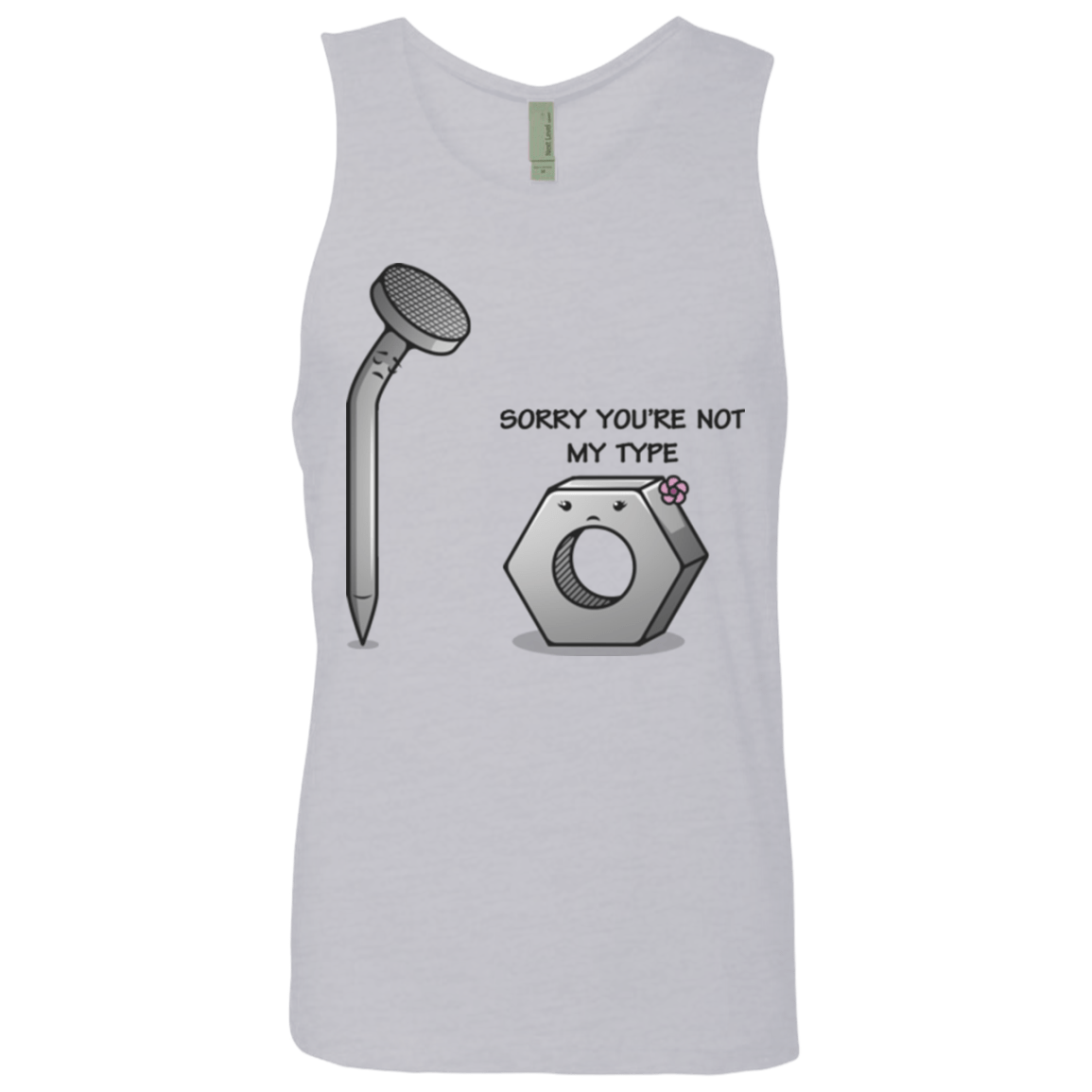 T-Shirts Heather Grey / Small Screw this Men's Premium Tank Top