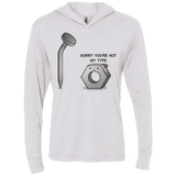 T-Shirts Heather White / X-Small Screw this Triblend Long Sleeve Hoodie Tee