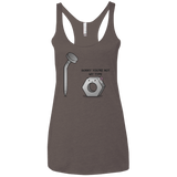 T-Shirts Macchiato / X-Small Screw this Women's Triblend Racerback Tank