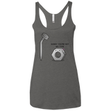 T-Shirts Premium Heather / X-Small Screw this Women's Triblend Racerback Tank