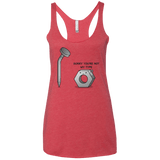 T-Shirts Vintage Red / X-Small Screw this Women's Triblend Racerback Tank