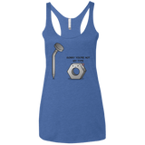 T-Shirts Vintage Royal / X-Small Screw this Women's Triblend Racerback Tank