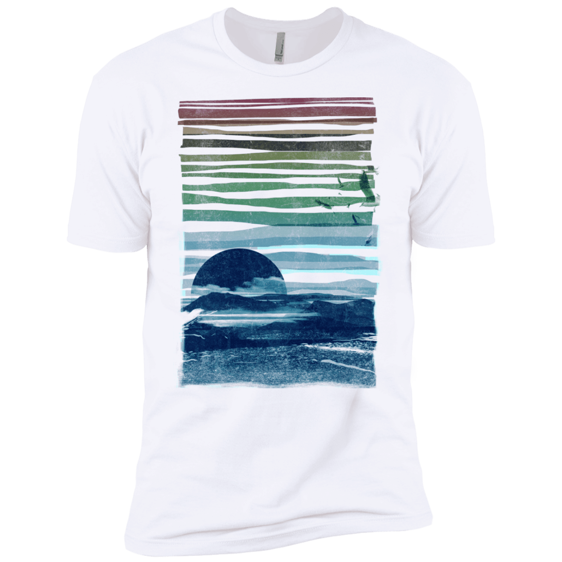 Sea Landscape Boys Premium T-Shirt