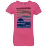 T-Shirts Hot Pink / YXS Sea Landscape Girls Premium T-Shirt