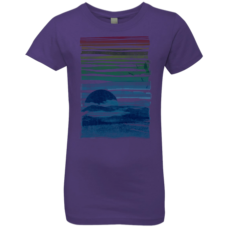 T-Shirts Purple Rush / YXS Sea Landscape Girls Premium T-Shirt