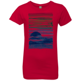 T-Shirts Red / YXS Sea Landscape Girls Premium T-Shirt