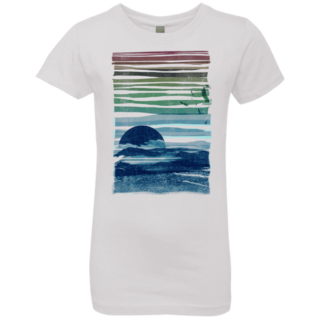 T-Shirts White / YXS Sea Landscape Girls Premium T-Shirt